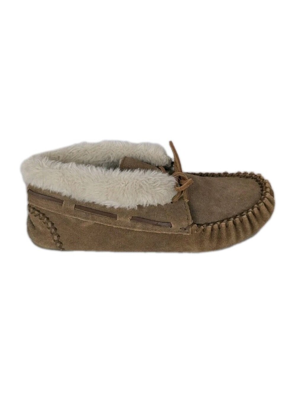 Women's Minnetonka Chrissy Suede Slipper Booties Cinnamon Women's Size 10
